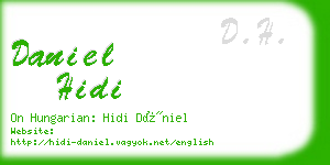 daniel hidi business card